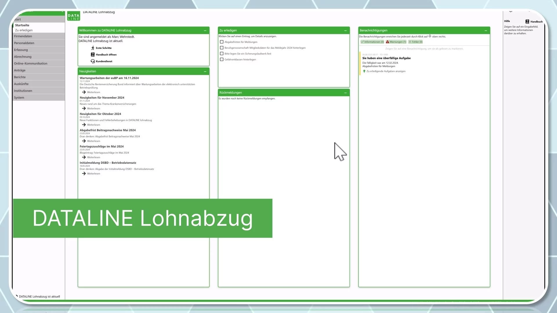 Preview Dataline Lohnabzug Video